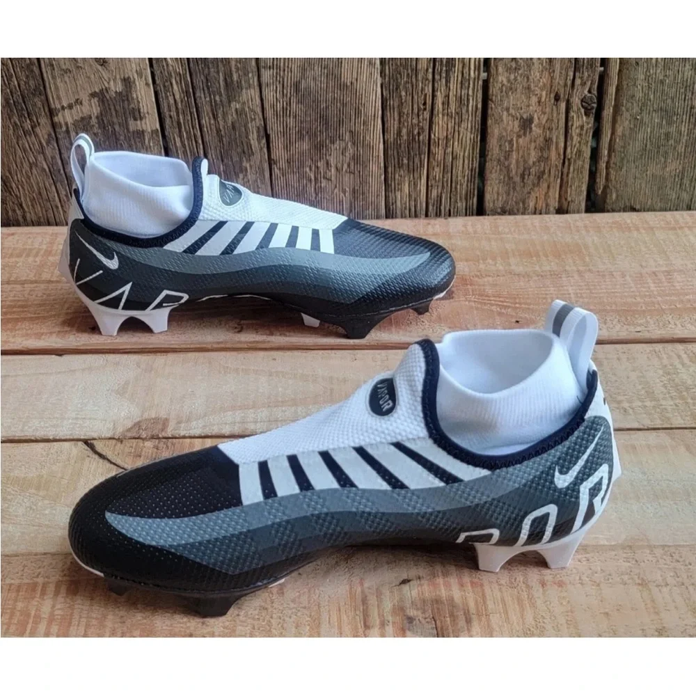 NWT Nike Vapor Edge Pro 360 Black/White Football Cleats Sz 8.5 New No Box‎